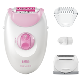 Braun Silk epil 3, baltas/rožinis - Epiliatorius Prekė - SE3031
