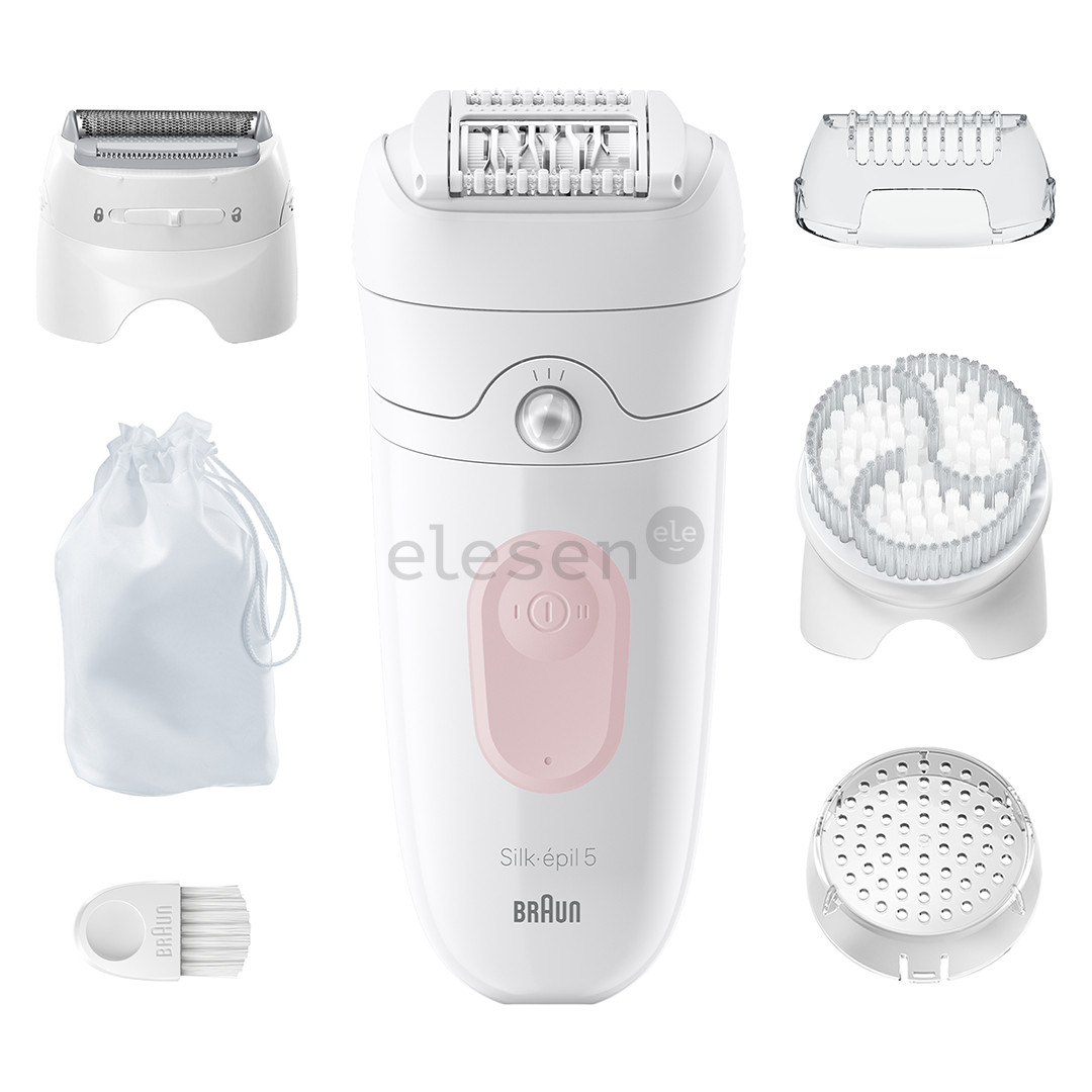 Braun Silk epil 5, Wet & Dry, white - Epilator