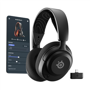 Steelseries Arctis Nova 5 Wireless, black - Wireless headset