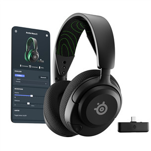 Steelseries Arctis Nova 5X Wireless, черный - Беспроводная гарнитура