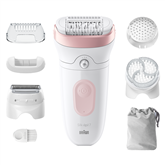 Braun Silk epil 7, Wet & Dry, baltas/rožinis - Epiliatorius Prekė - SE7060