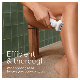 Braun Silk epil 9, Wet & Dry, baltas - Epiliatorius Prekė - SES9041