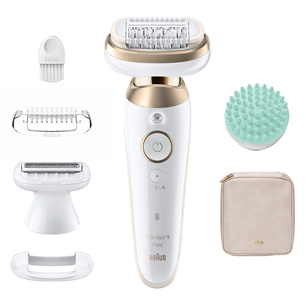 Braun Silk epil 9 Flex, baltas - Epiliatorius Prekė - SES9071 SES9071