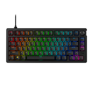 Klaviatūra HyperX Alloy Rise 75, Linear, US, juoda   Prekė-7G7A4AA#ABA 7G7A4AA#ABA