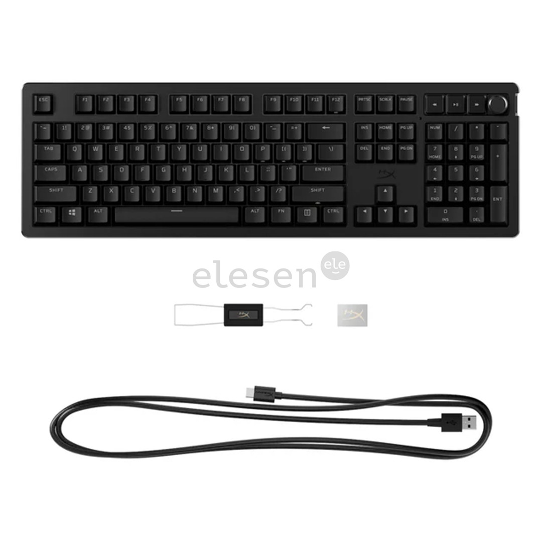 HyperX Alloy Rise, Linear, US, juoda - Klaviatūra