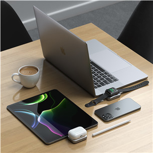 Satechi Dual Sided 2-in-1 USB-C Charger for Apple Watch and Airpods - Įkroviklis