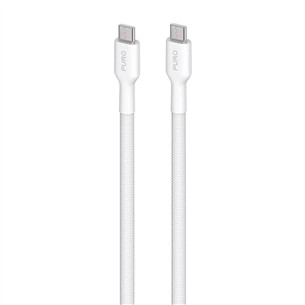 Puro Fabrik 2.0, USB-C, 240 Вт, 2 м, белый - Кабель PUCCC240FABK42MTWHI
