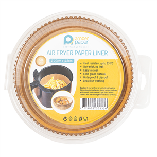 Amber Paper, 20 x 4.5 cm - Popieriniai oro gruzdintuvės įdėklai Prekė - 3132846 3132846
