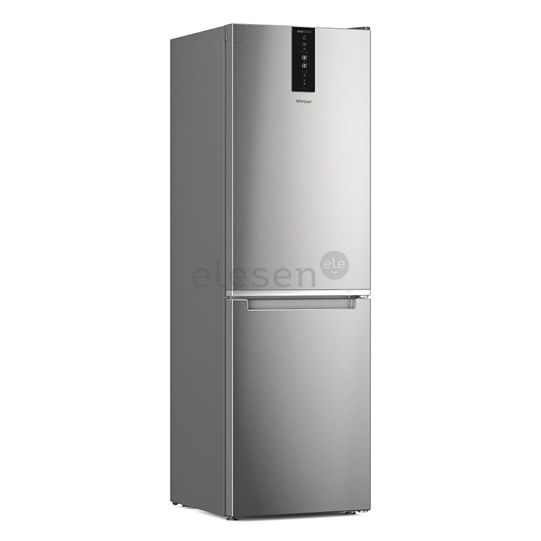 Whirlpool, NoFrost, 335 L, 192 cm, nerūdijančio plieno - Šaldytuvas