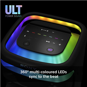 Sony ULT TOWER 10, Bluetooth, черный - Колонка для вечеринок