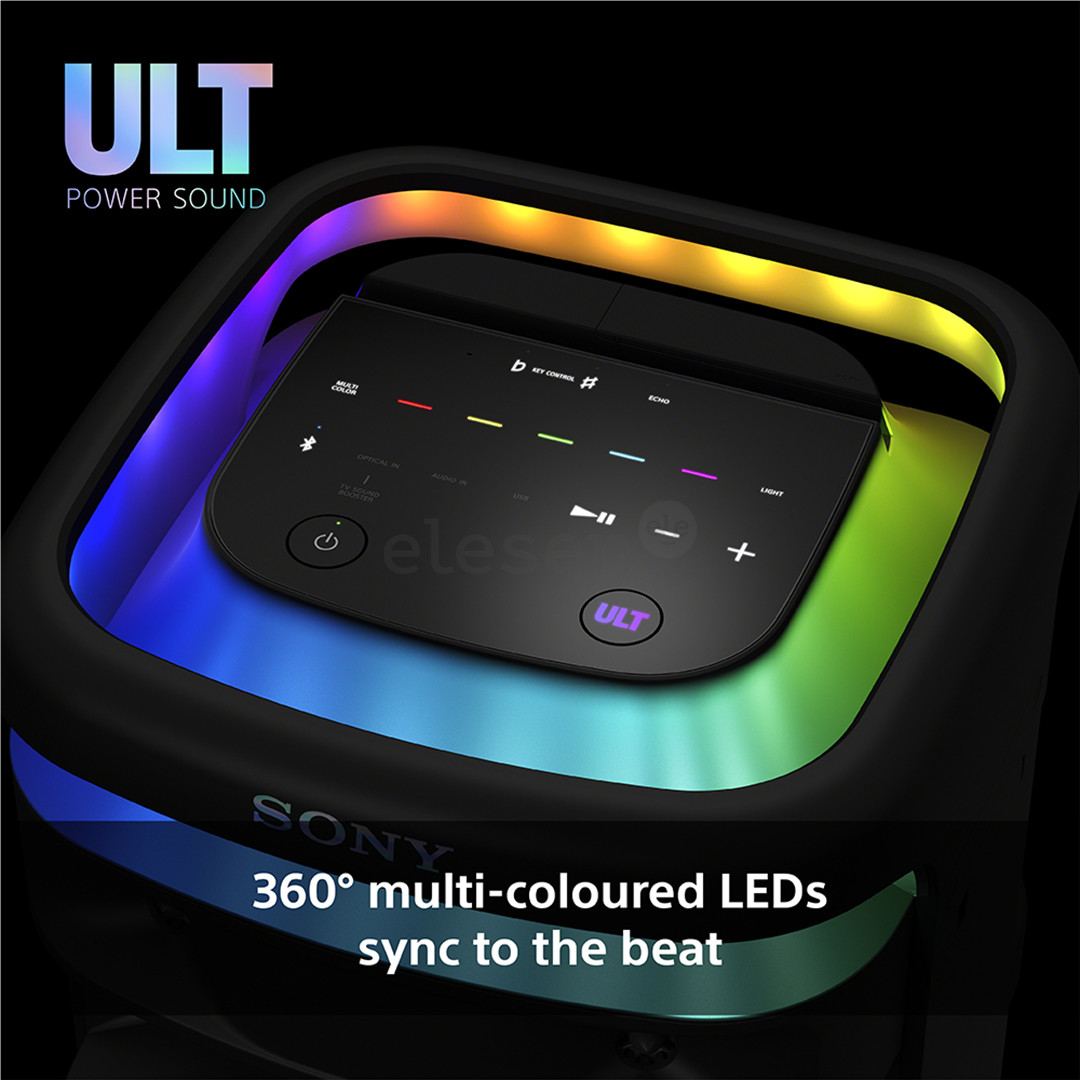 Sony ULT TOWER 10, Bluetooth, черный - Колонка для вечеринок