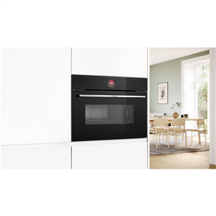 Bosch, Series 8, 45 L, juoda - Orkaitė Prekė - CMG7241B1