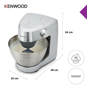 Virtuvinis kombainas Kenwood Prospero+, 1000 W, sidabrinis Prekė - KHC29A.O0SI