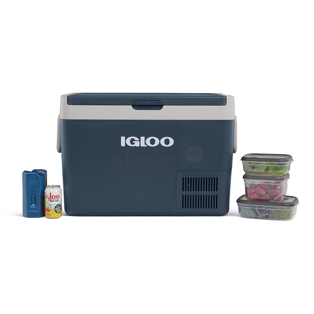 Igloo, 59 L, 12/24 V, blue - Car cooler Item - ICF60