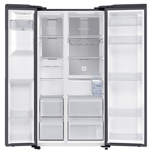Samsung, NoFrost, 635 L, aukštis 178 cm, juodas - Šaldytuvas Prekė - RS64DG53M3B1EO