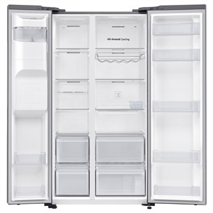 Samsung RS5000DC, NoFrost, 635 л, высота 178 см, нерж. сталь - SBS-холодильник