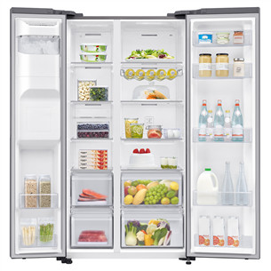 Samsung RS5000DC, NoFrost, 635 л, высота 178 см, нерж. сталь - SBS-холодильник