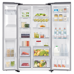 Samsung, NoFrost, 635 L, aukštis 178 cm, sidabrinis - Šaldytuvas Prekė - RS65DG54R3S9EO