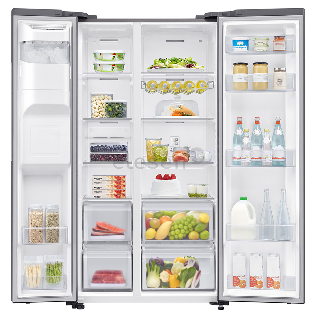 Samsung RS5000DC, NoFrost, 635 л, высота 178 см, нерж. сталь - SBS-холодильник