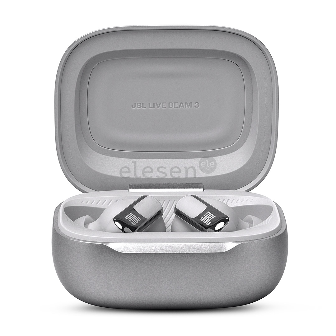 JBL Live Beam 3, серебристый - Беспроводные наушники