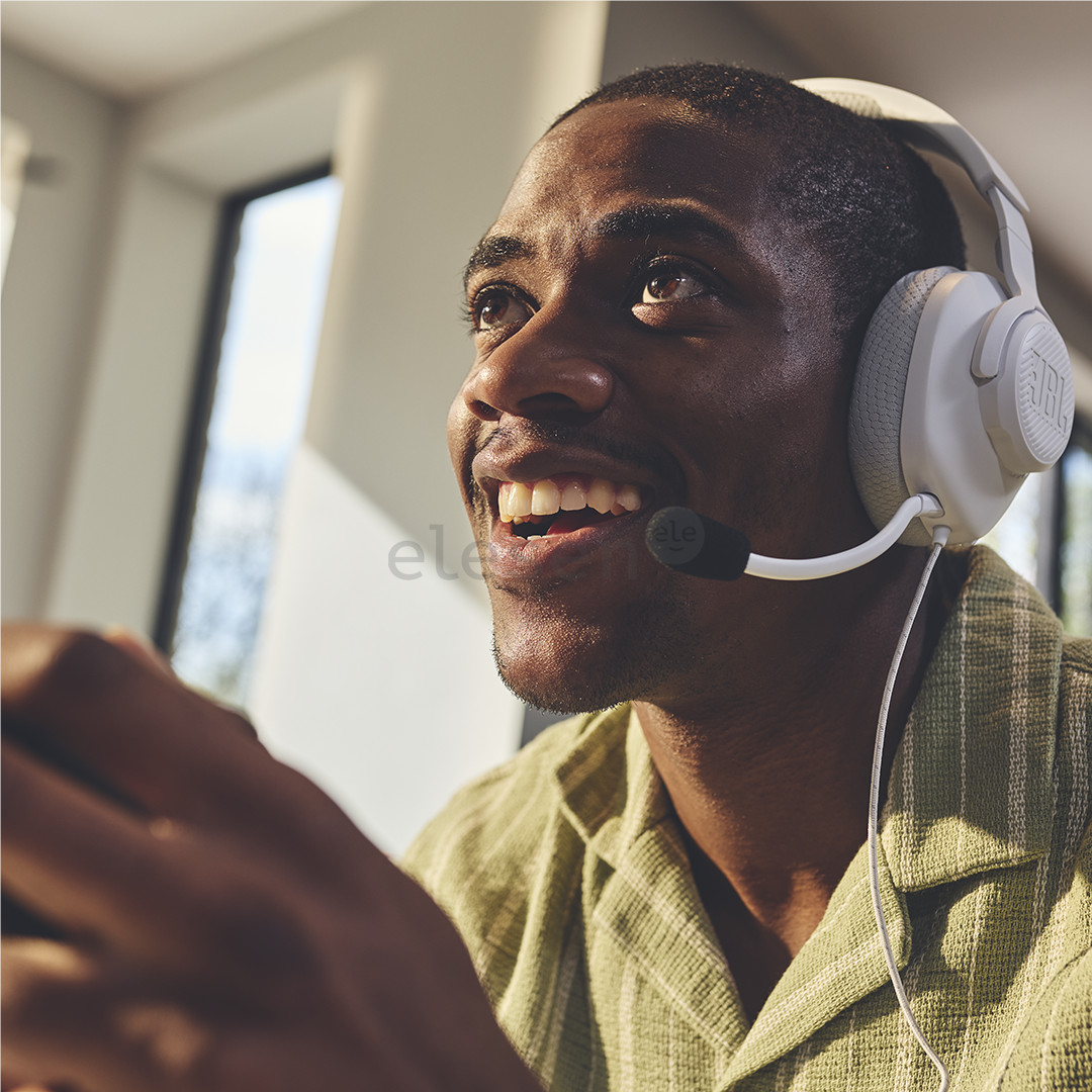 JBL Quantum 100M2, white - Wired Headset