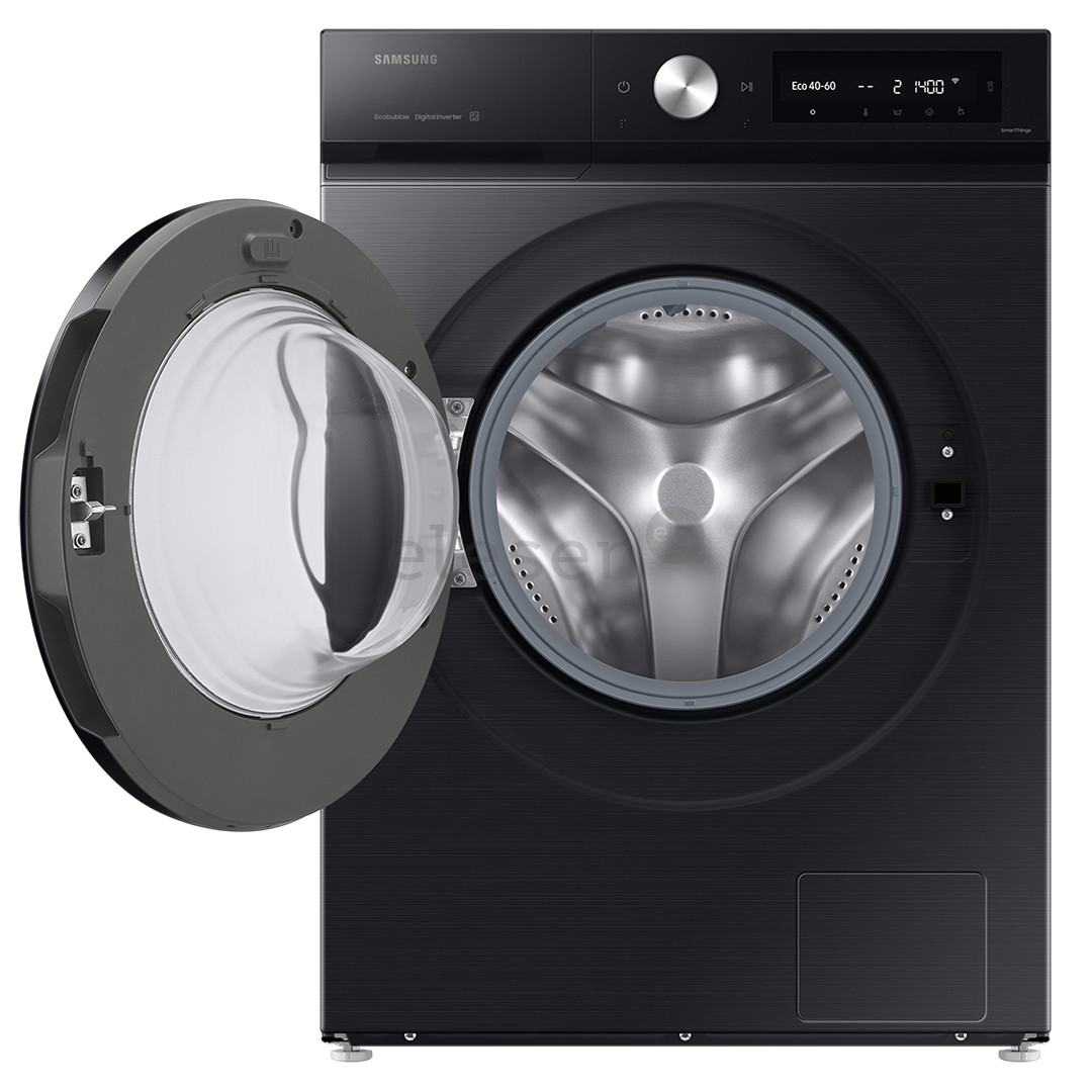 Samsung, SmartThings AI-energy mode, 11 kg, depth 60 cm, 1400 rpm, black - Front load washing machine Item - WW11DB7B94GBU4