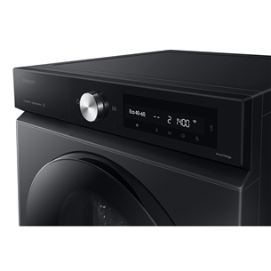 Samsung, SmartThings AI-energy mode, 11 kg, gylis 60 cm, 1400 rpm, juoda - Skalbimo mašina Prekė - WW11DB7B94GBU4