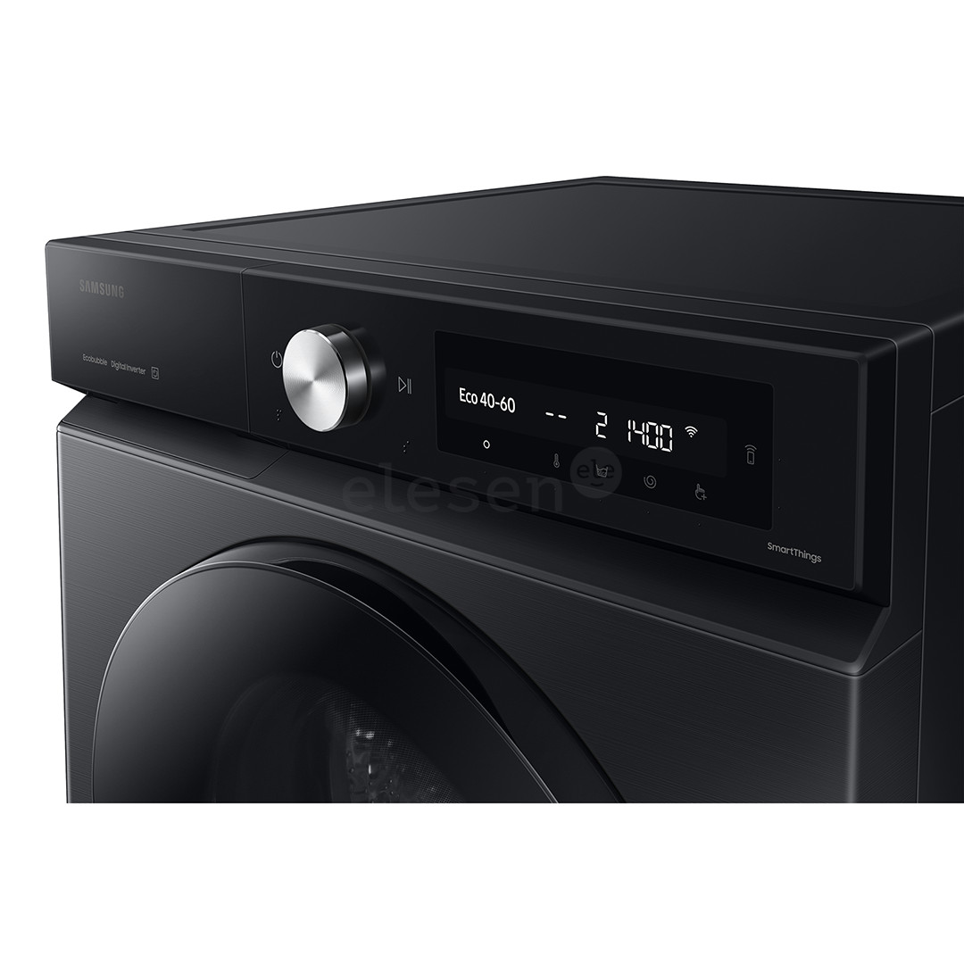 Samsung, SmartThings AI-energy mode, 11 kg, depth 60 cm, 1400 rpm, black - Front load washing machine Item - WW11DB7B94GBU4