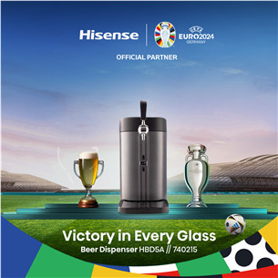 Hisense, 5 L, dark grey - Beer dispenser