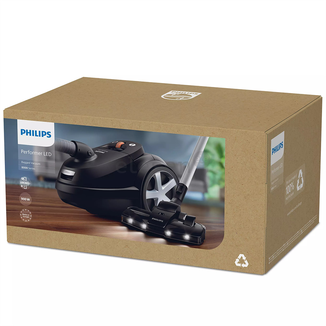 Philips Performer LED 8000 Series, 900 W, black - Vacuum cleaner Item - XD8122/10