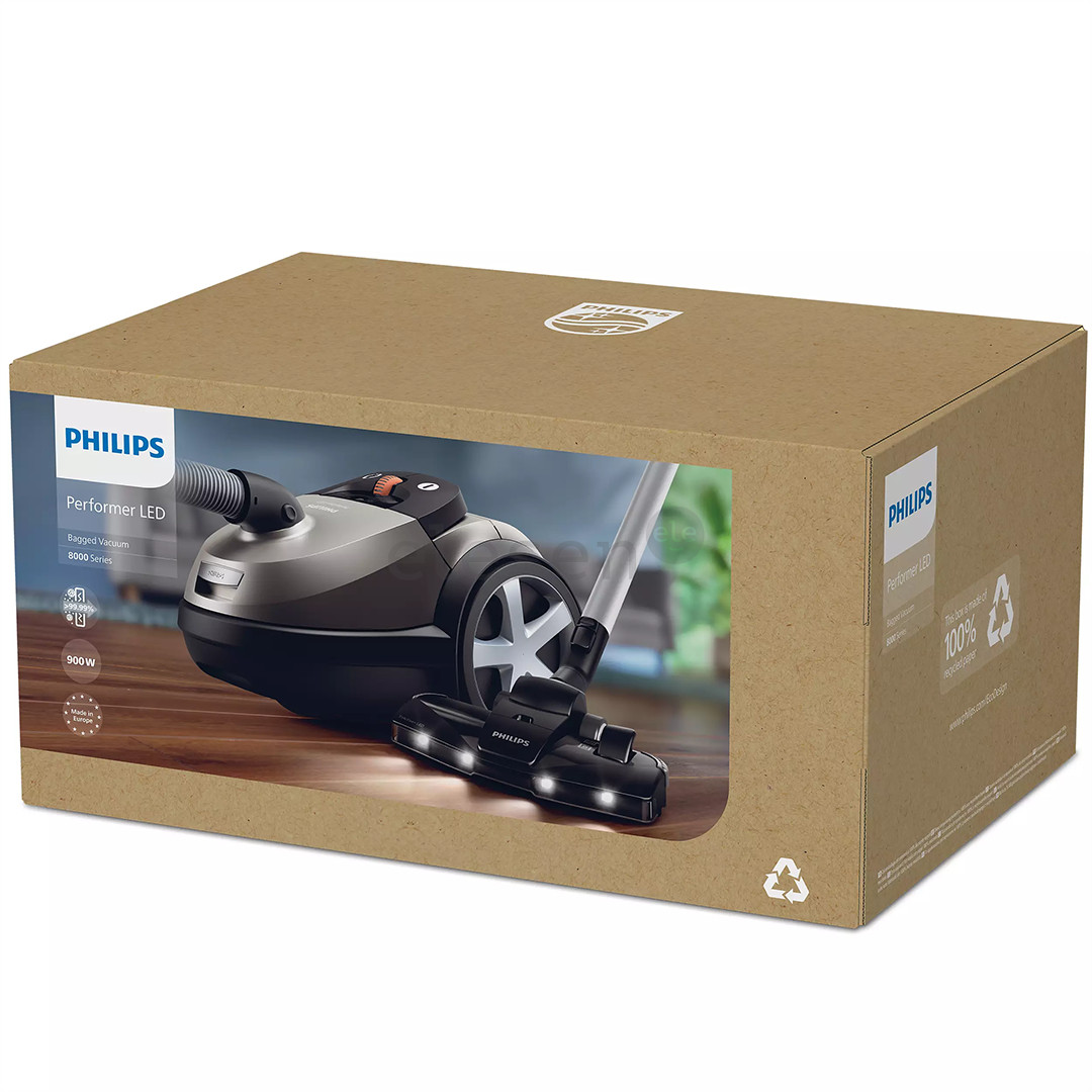 Philips Performer LED 8000 Series, 900 W, grey - Vacuum cleaner Item - XD8152/12