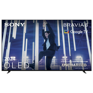 Sony Bravia 8, 77", 4K UHD, OLED, tamsiai pilkas - Televizorius K77XR80PAEP