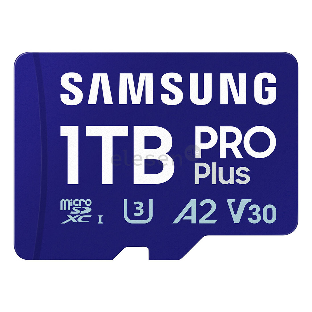 Samsung PRO Plus MicroSDXC, 1 TB, mėlyna - Atminties kortelė su adapteriu