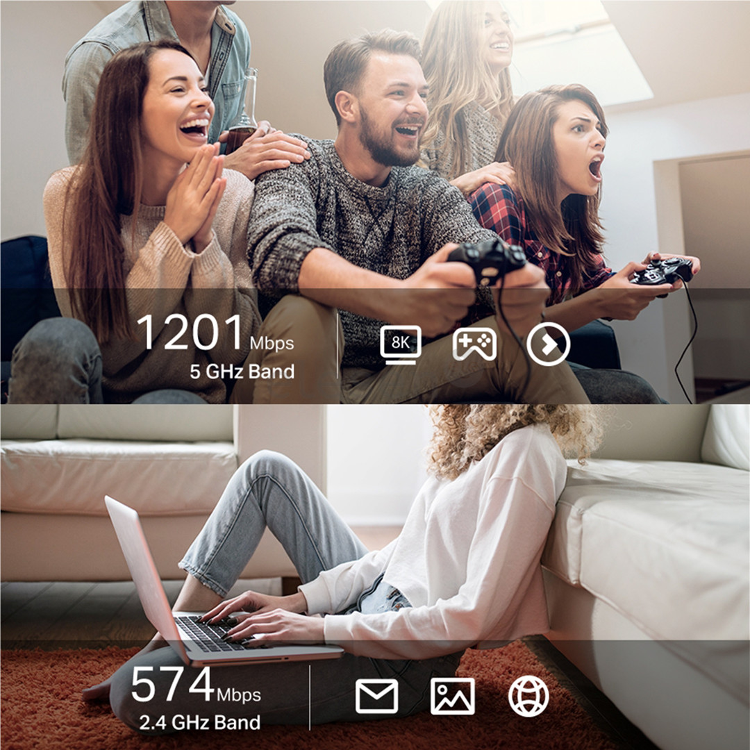 TP-Link Archer TX20U Plus, AX1800, WiFi 6, juodas - USB WiFi adapteris Prekė - ARCHERTX20UPLUS