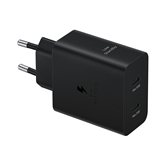 Samsung Dual USB-C, 50 W, juodas - Adapteris Prekė - EP-T5020XBEGEU