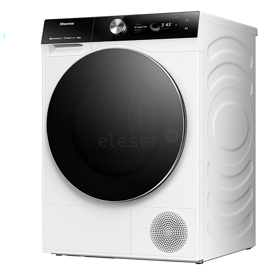 Hisense, 10 kg, depth 61 cm - Clothes dryer