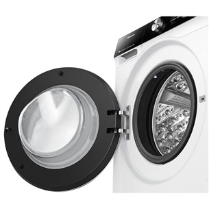 Hisense, 12 кг, глубина 61 см, 1400 об/мин - Стиральная машина с передней загрузкой Товар - WF7S1247BW