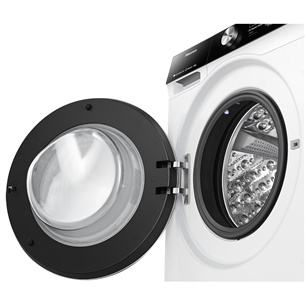 Hisense, 12 kg, gylis 61 cm, 1400 rpm - Skalbimo mašina Prekė - WF7S1247BW