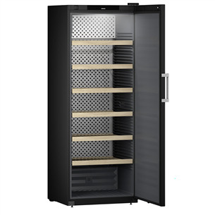 Liebherr GrandCru Selection, 324 buteliai, aukštis 211 cm, juodas - Vyno šaldytuvas