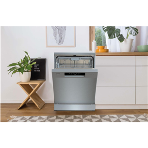 Gorenje, 16 komplektų talpa, pilka - Indaplovė Prekė - GS643D90X
