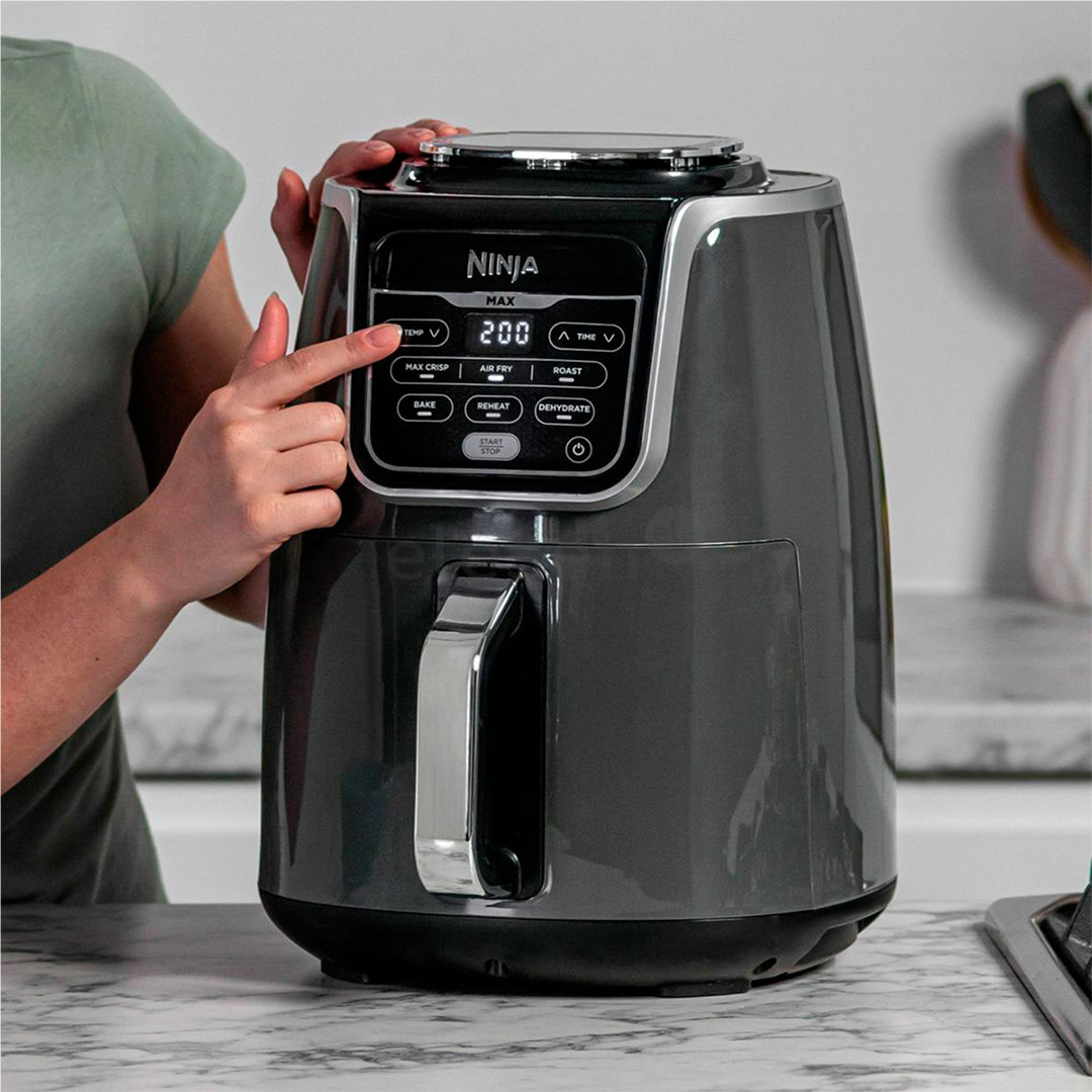 Ninja AF160EU Air Fryer MAX, 5,2 l, 1750 W, pilka - Karšto oro gruzdintuvė
