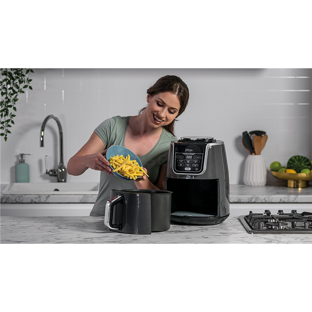 Ninja AF160EU Air Fryer MAX, 5,2 l, 1750 W, pilka - Karšto oro gruzdintuvė