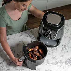 Ninja AF160EU Air Fryer MAX, 5,2 l, 1750 W, pilka - Karšto oro gruzdintuvė