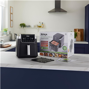 Karšto oro gruzdintuvė Ninja Air Fryer MAX PRO 6.2L, 2000 W, juoda Prekė - AF180EU