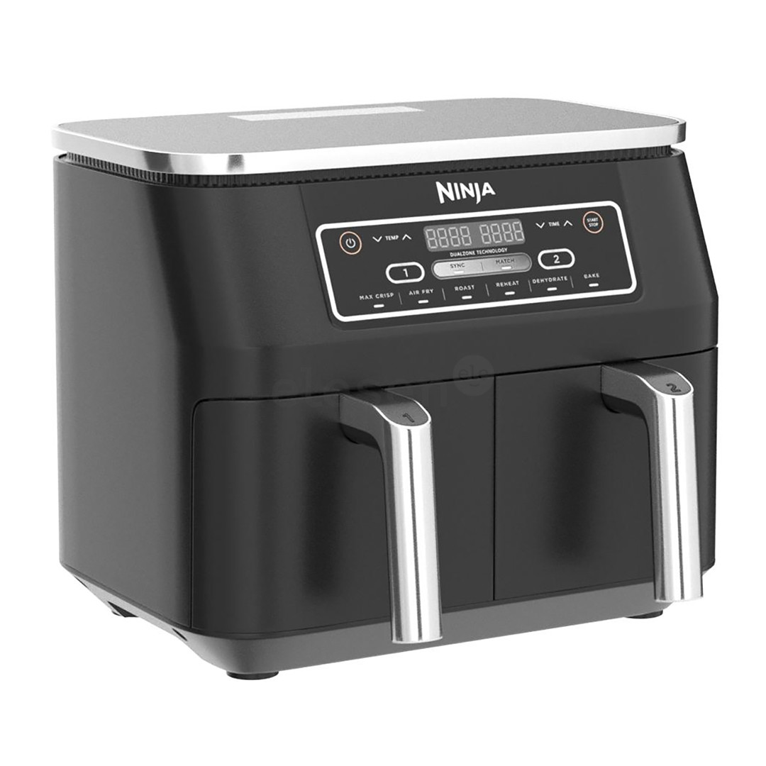 Ninja Foodi Dual Zone, 7,6 L, 2400 W, juoda - Karšto oro gruzdintuvė