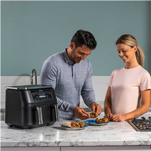 Ninja Foodi Dual Zone, 7,6 L, 2400 W, juoda - Karšto oro gruzdintuvė