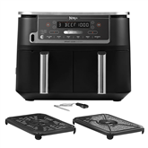 Karšto oro gruzdintuvė Ninja Foodi MAX Dual Zone AF451EU, 9.5 l, juoda