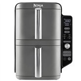 Karšto oro gruzdintuvė Ninja SL400EU Double Stack XL, 9,5 l, 2470 W, pilka