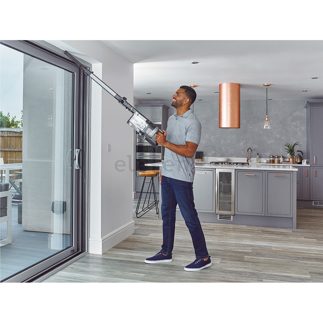 Shark Stratos Anti Hair Wrap Plus Pet Pro, 2 batteries, grey/silver - Cordless vacuum cleaner