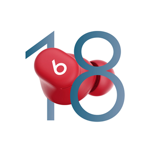 Belaidės ausinės Beats Solo Buds, raudonos Prekė-MUW03ZM/A
